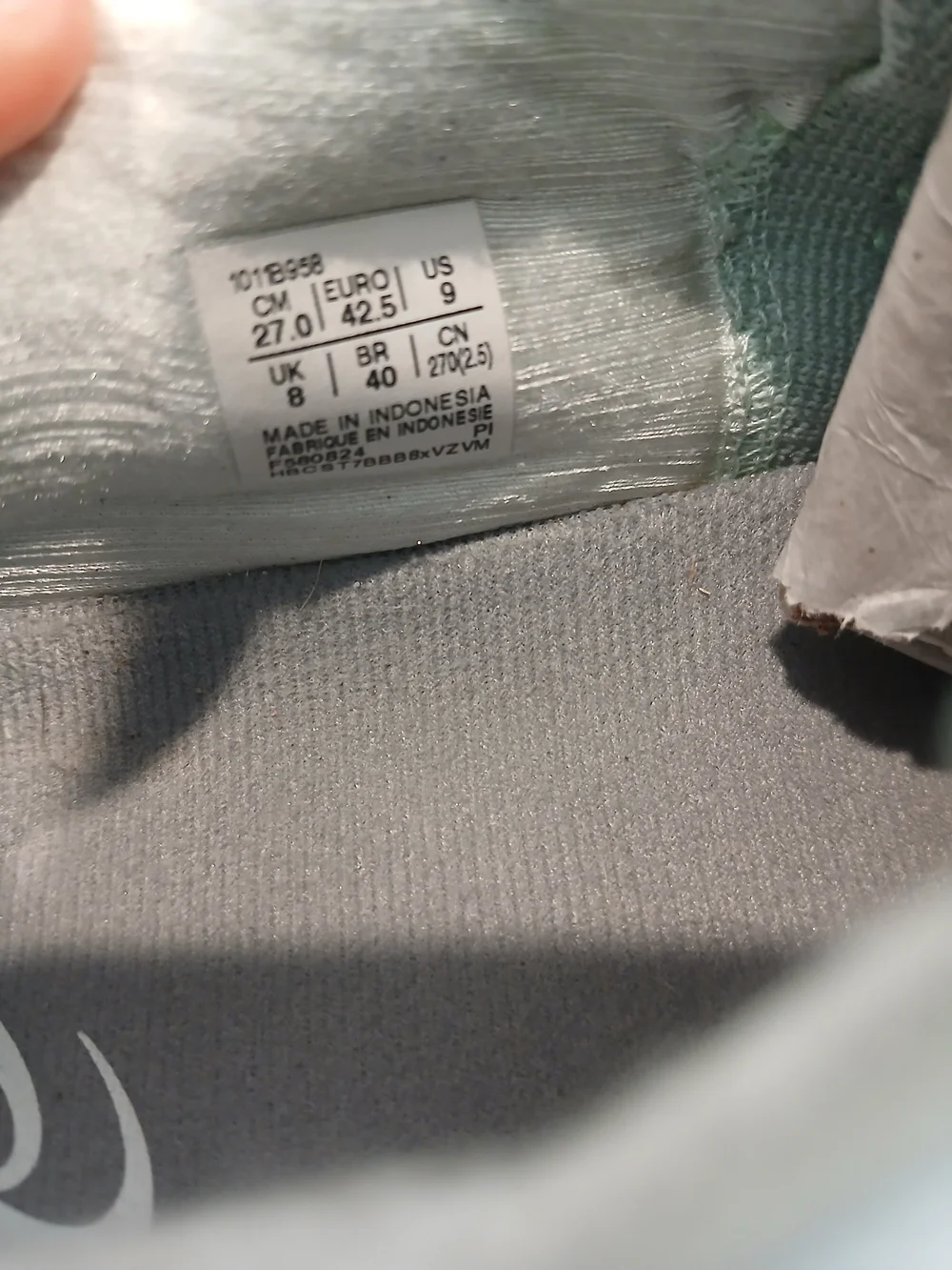 Asics light gray